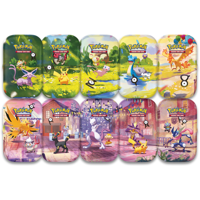 30th mini tin displays