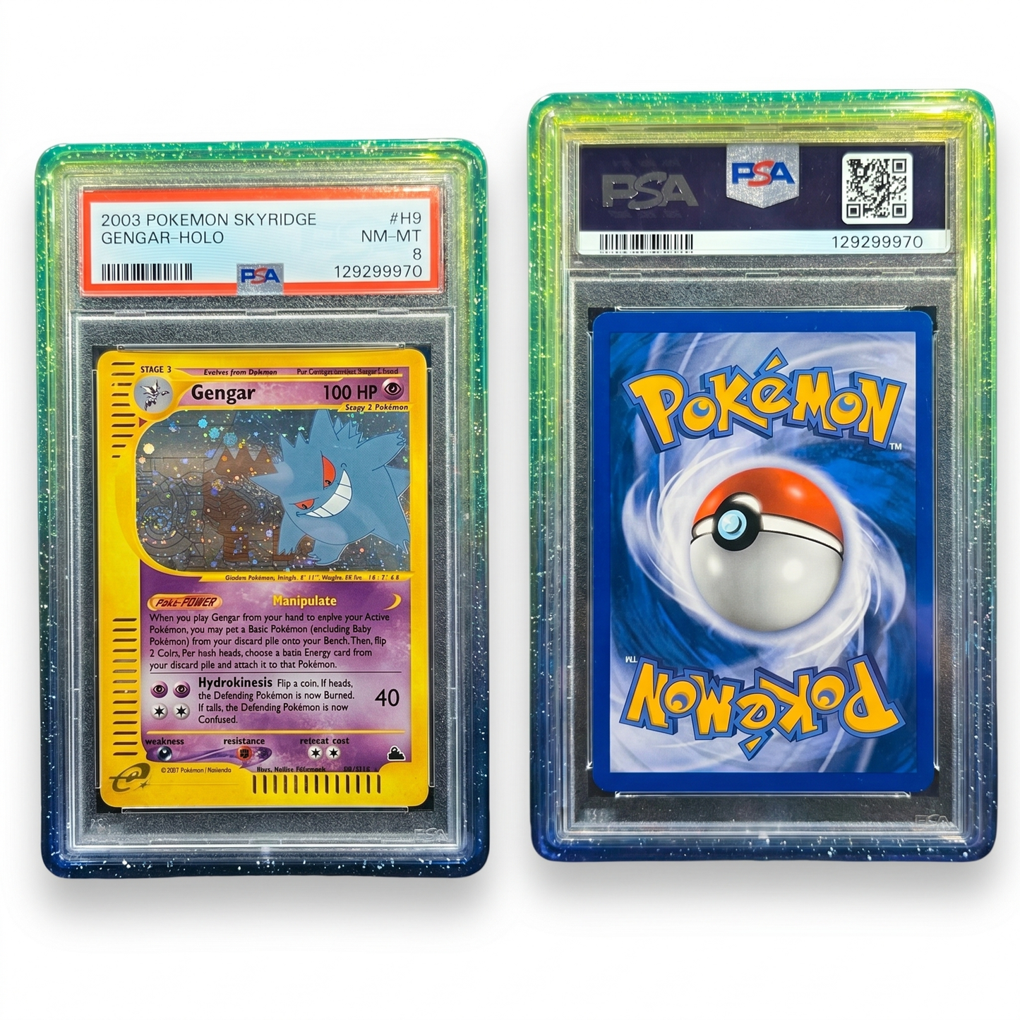 GENGAR SKYRIDGE HOLO PSA 8