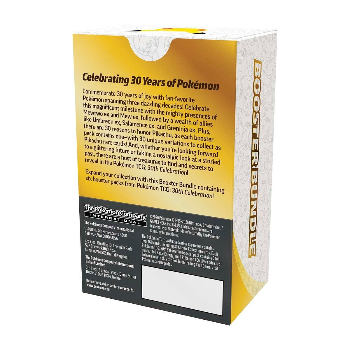 30th anniversary booster bundle case