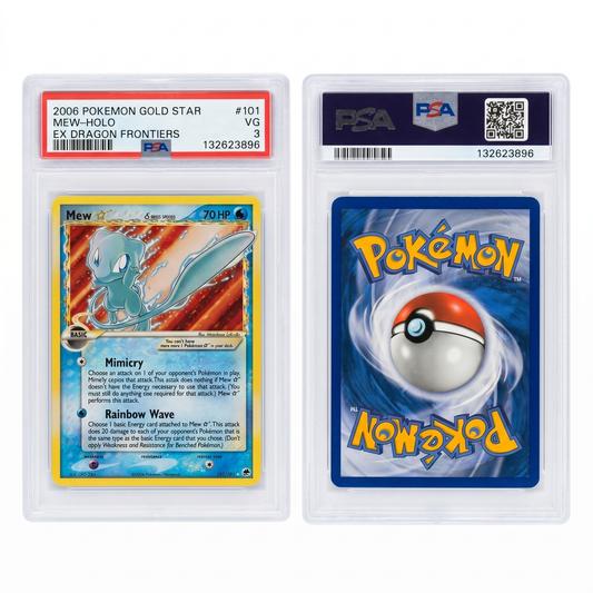 Mew Goud Ster Dragon Frontiers PSA 3