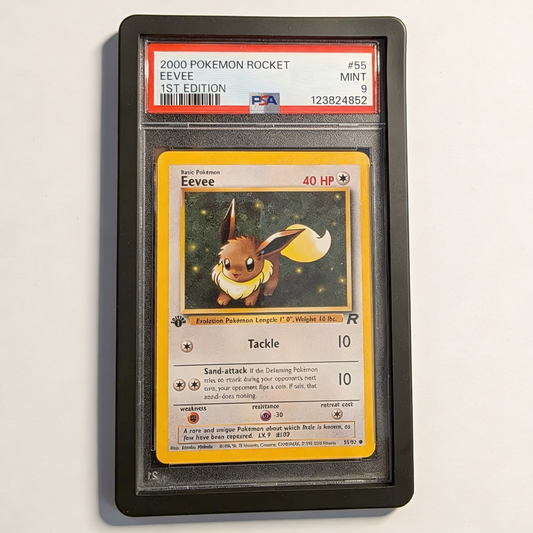 Eevee Team Rocket 1e editie PSA 9