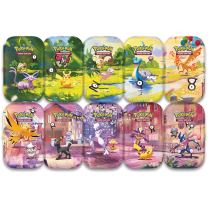 30th mini tin displays