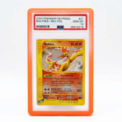 Moltres Skyridge reverse holo PSA 10