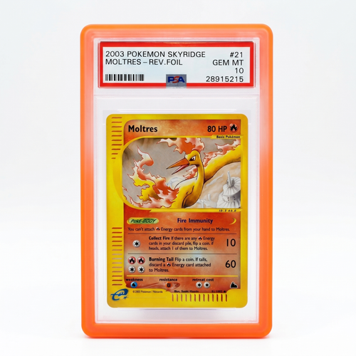 Moltres Skyridge reverse holo PSA 10