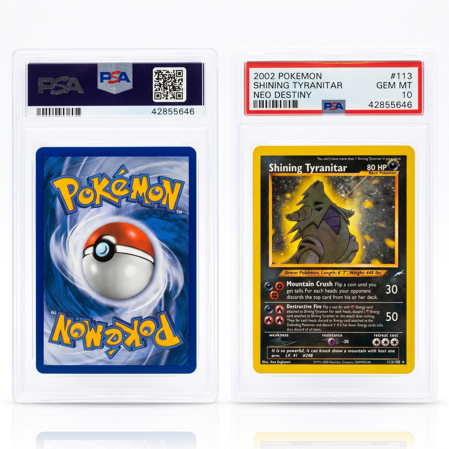 SHINING TYRANITAR PSA 10