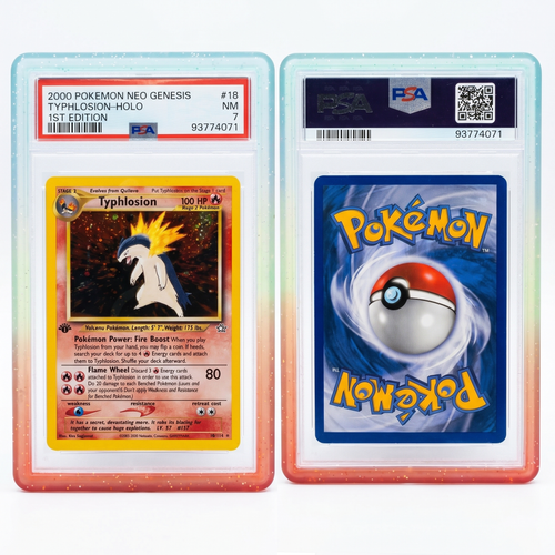 Typhlosion Neo Genesis Holo 1e editie PSA 7